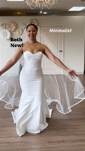 55 reactions · 17 comments | A minimalist bride versus a glam bride✨! Which one are you? #glambride #glamwedding #minimalistbride #simplewedding | Flares bridal | Facebook