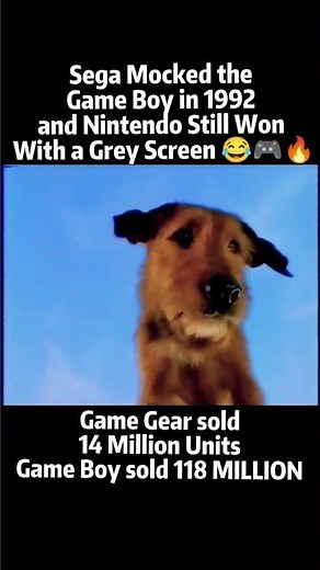 Sega Mocked the Game Boy in 1992 and Nintendo Still Won With a Grey Screen 😂🎮🔥#gamegear #gameboy