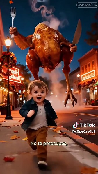 Crea el filtro de ser perseguido por pavos reales