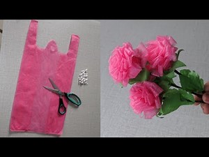 It's so Beautiful. Amazing Hand making Rose flower design trick.Easy Hand making flower design idea
