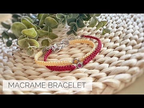DIY Macrame Bracelet Tutorial: Easy Step-by-Step Guide for Beginners