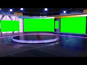 Free Virtual Studio Set TV Background HD