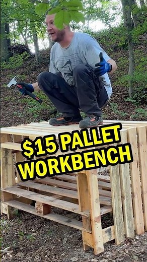 I Built a STRONG Workbench for ONLY $15! 🤯