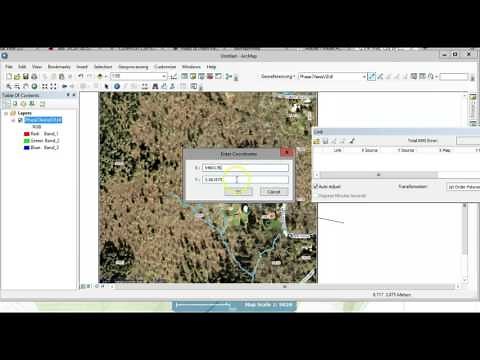 Georeferencing a PDF Map in ArcMap
