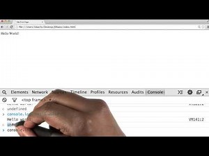 console.log() - JavaScript Basics