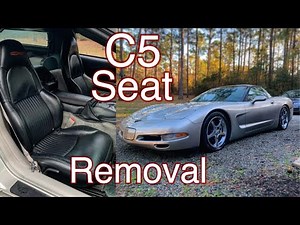 C5 Corvette Seat Removal