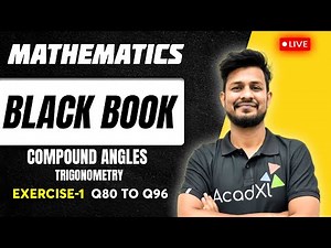 Compound Angles | Trigonometry | Black Book Solutions Ex-1 (Q80 TO Q96) | Shan Sir | JEE Maths