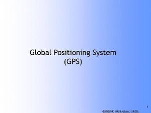 Global Positioning System (GPS) - SlideServe