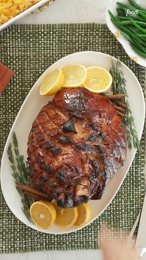 We call this our BEST glazed ham recipe for a reason! 🏆 It's the perfect combo of brown sugar, maple syrup, spices and mustard. Get the recipe for The Best Ham Glaze: https://foodtv.com/3JtTE81 | Food Network