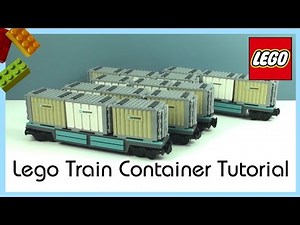 Tutorial - Custom Lego Maersk Train Containers