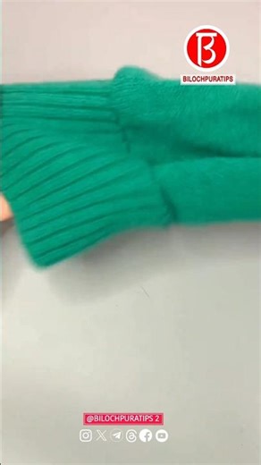 Shortening sweater sleeves that are too long is a simple and stylish way to alter them, leaving