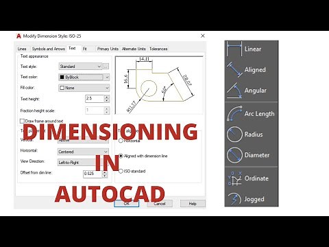 HOW TO USE DIMENSION/DIMENSION STYLE IN AUTOCAD