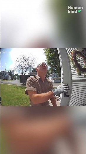 UPS driver helps hide birthday surprise