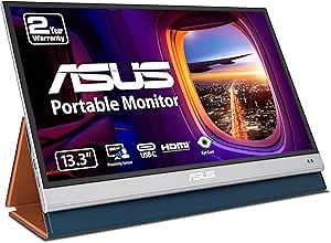 ASUS ZenScreen OLED 13.3” 1080P Portable USB Monitor (MQ13AH) - Full HD, 100% DCI-P3, 1ms, Delta E