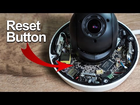 How to reset an IP camera back to factory settings