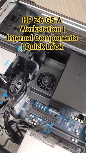 HP Z6 G5 A Workstation | Internal Components | Quick Look #hp #workstation #workpc #hpz6g5a #shorts