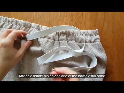 Fixing overstretched elastic waistbands