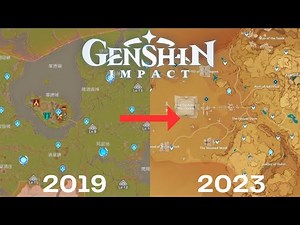 Genshin Impact Map Evolution (CBT to 3.5) Updated!!!