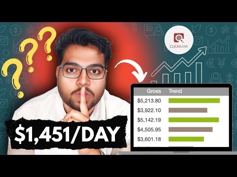 $1,451/Day ClickBank Affiliate Marketing: My Exact Step-by-Step Blueprint