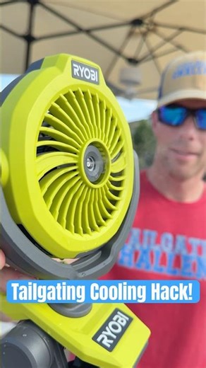 Best Fan For Hot Days? Watch This Ryobi Misting Fan In Action!