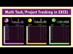 Step by Step Multi Tasks/Projects Tracking | Project Management and Task Management | Task List
