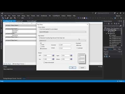 Create Report Using Crystal Report in VB.NET