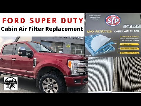 Ford F350 Cabin Air Filter Replacement