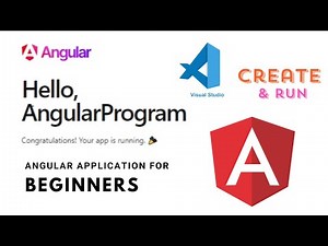 Create and Run Simple Angular Project in Visual Studio || Angular Project for Beginners