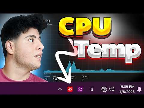 How to Monitor CPU & GPU Temperatures to Windows 11 Taskbar (Step-by-Step Guide) 🔥