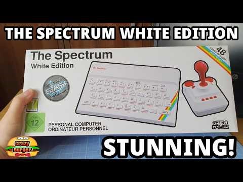 THE Spectrum White Edition - A Stunning Recreation of the 48k Rubber Keyed Wonder!