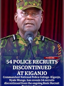 54 Police Recruits Discontinued from Training