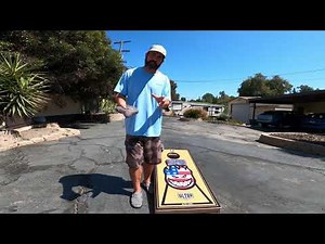 Cornhole Trickshot Tutorial - How To Throw A Roll Shot