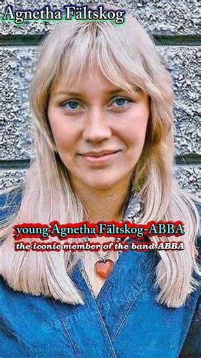 Young Agnetha Fältskog ABBA #agnethafaltskog #abba