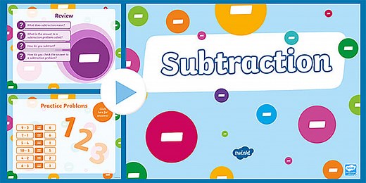 Second Grade Subtraction PowerPoint