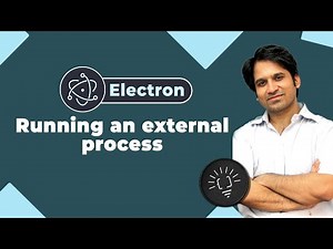Running an external process or app in ElectronJS