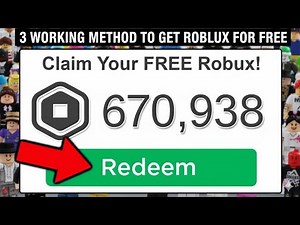 3 REAL Ways To Get FREE ROBUX 💸