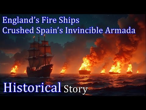 How England’s Fire Ships Crushed Spain’s Invincible Armada 1588 | True Historical Documentary Story