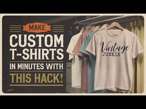 Diy Custom T-shirts In Minutes: Quick And Simple Tutorial