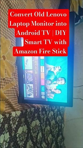 Convert Old Lenovo Laptop Monitor into Android TV | DIY Smart TV with Amazon Fire Stick