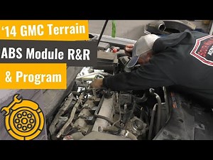 Replace and Program ABS Module on 2014 GMC Terrain | ABS Light & Code C056D