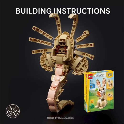 LEGO Facehugger Instructions