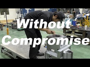 Hand scraping to casting head | 職人業キサゲ