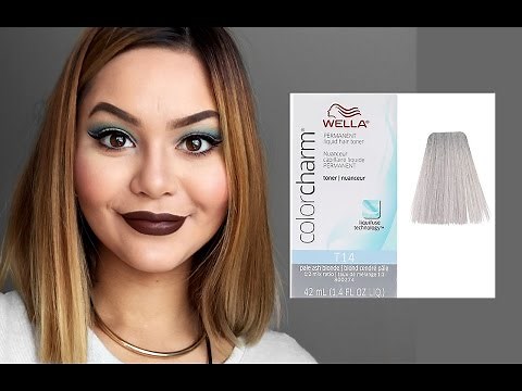 Wella T14 on Bleached Hair