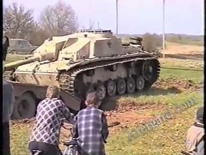 German WWII tank in pristine condition, recovered from Russian bog