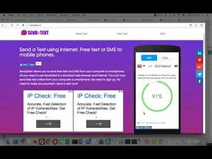How to send a FREE text or SMS message. 100% Working