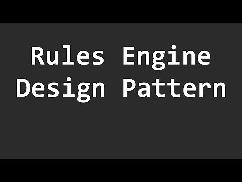 The Rules Engine Design Pattern with C#