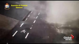 Italy police release security camera footage of fatal bridge collapse