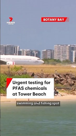 EPA to test for cancer-causing PFAS chemicals at Tower Beach, Botany Bay