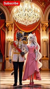 cat maid transform into princess story #catvideos #cartoon #cat #shorts #story