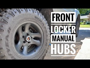 Step by Step Installing Front PowerTrax Locker, Front Diff Drain and Manual Hubs